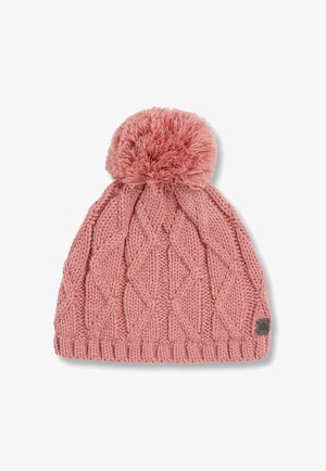 Kootud müts - genuine pink