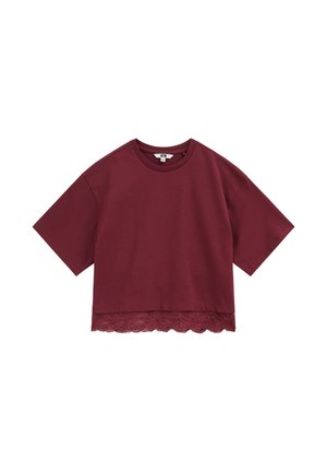 WE Fashion, T-shirt imprimé - burgundy red