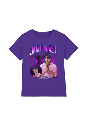 Print T-shirt - purple