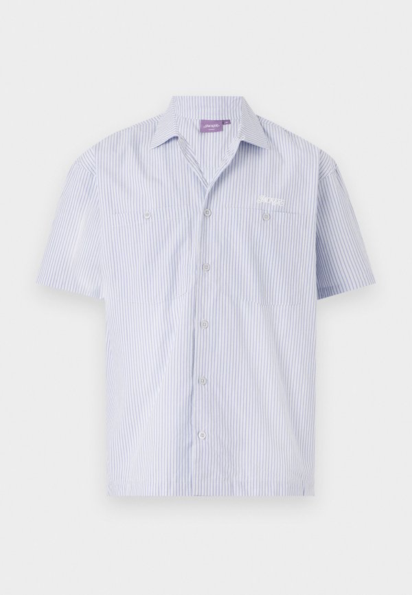 COLLECTIVE STRIPE UNISEX - Button-down blouse - purple2