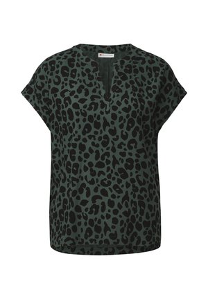 Street One MIT LEO-MUSTER - Blouse - grün