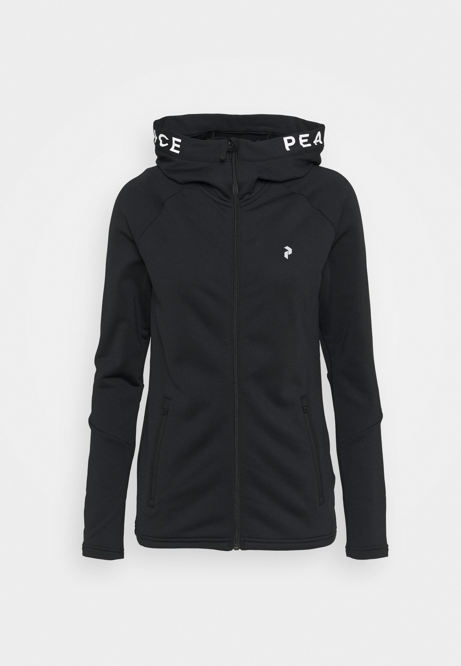 rider zip hood black