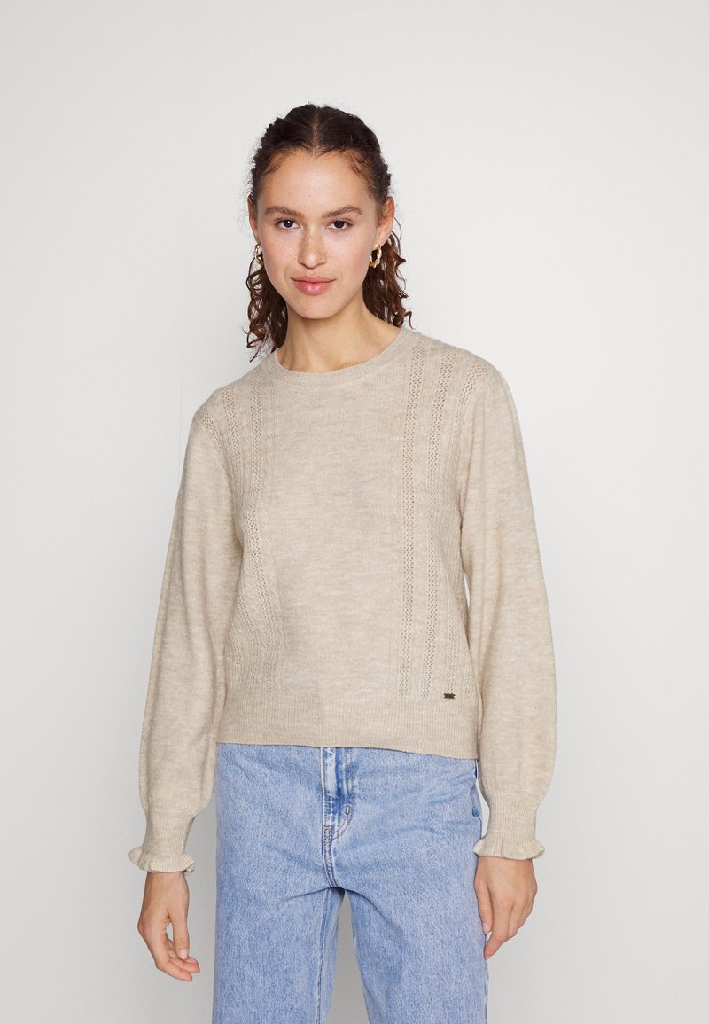 Pepe Jeans TESSA Strikkegenser buff/stein Zalando.no