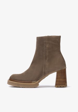 WONDERS GREY MIERA - Botines de tacón - brown