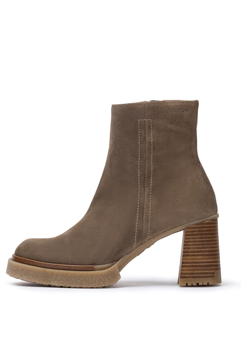 WONDERS GREY MIERA  - Botines de tacón - brown