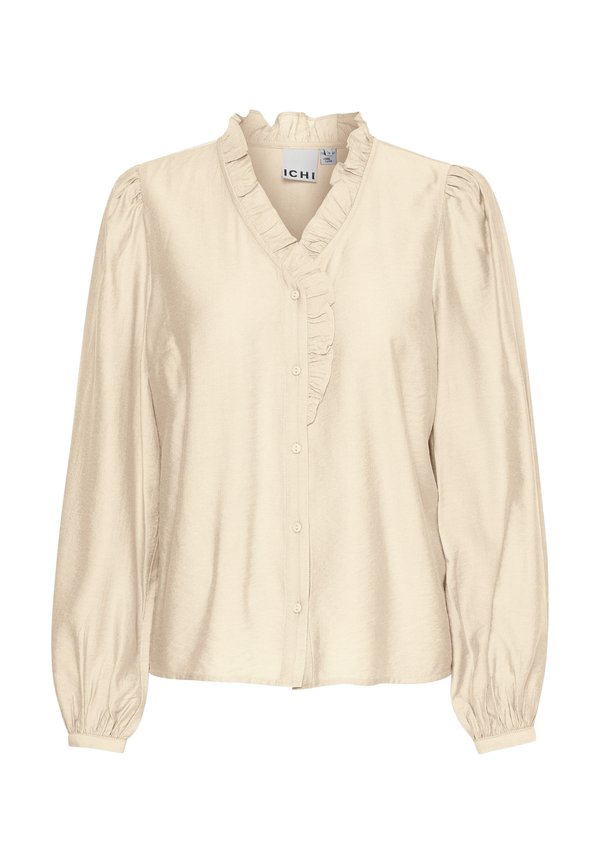 IHLaya - Button-down blouse - almond milk2