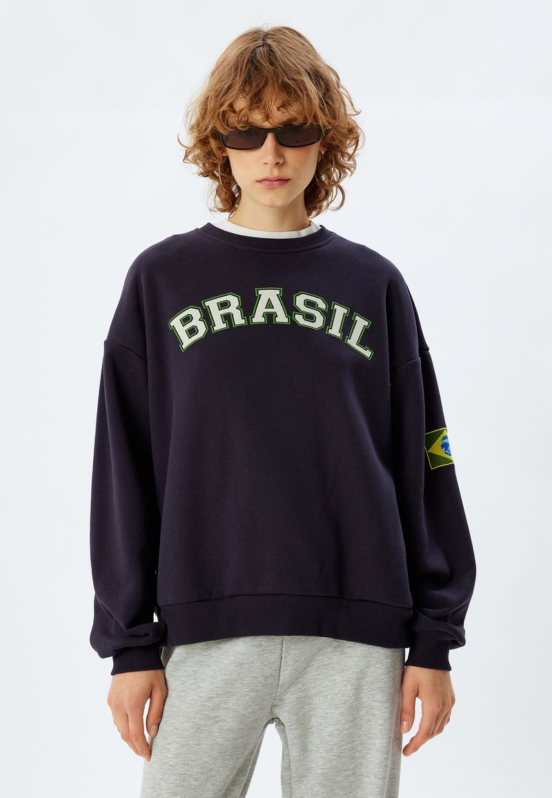 Koton OVERSIZED - Sweater - dark blue