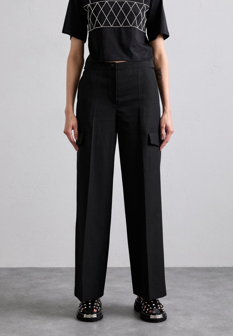 sandro JOSEPHY - Cargo trousers - noir