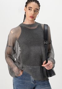 The Ragged Priest FEVER HEAT - Strickpullover - grey/white