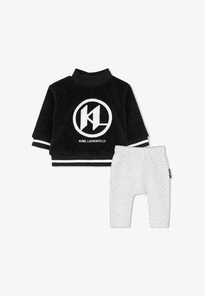 KARL LAGERFELD KIDS, ENSEMBLE SWEAT ET PANTALON SET - Fleece trui - gris
