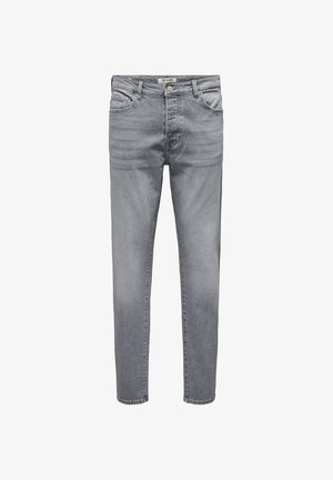 Only & Sons, Relaxed fit ONSYOKE Mid rise Tapered - Kitsenevad teksad - light grey denim