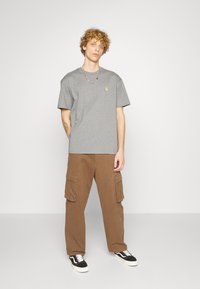 Carhartt WIP CHASE - Basic T-shirt - dark grey heather