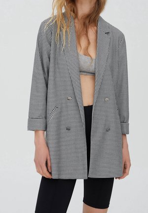 Short coat - mottled black