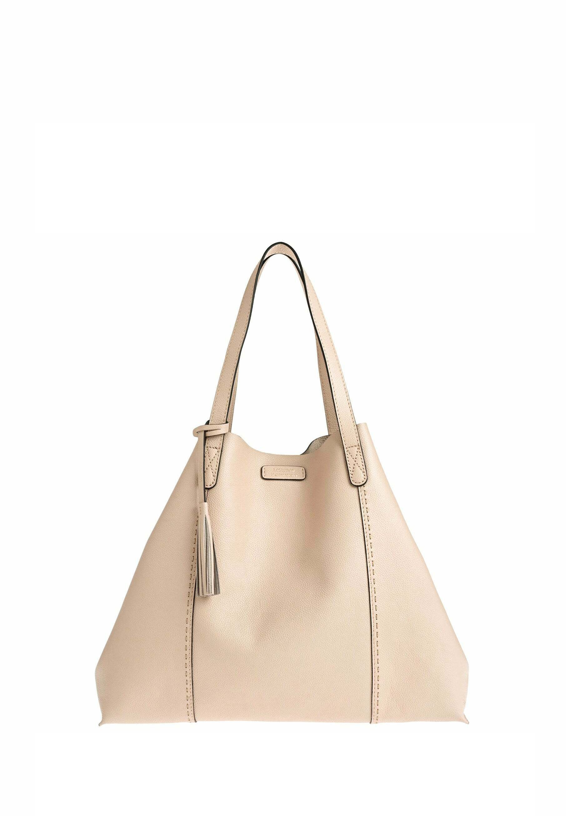 Loxwood ODÉON SOUPLE EN CONTRASTÉ Cabas nude/beige
