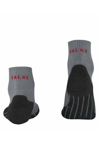 FALKE TK5 COOL SHORT TREKKING LIGHT CUSHIONING - Calze sportive - hematite