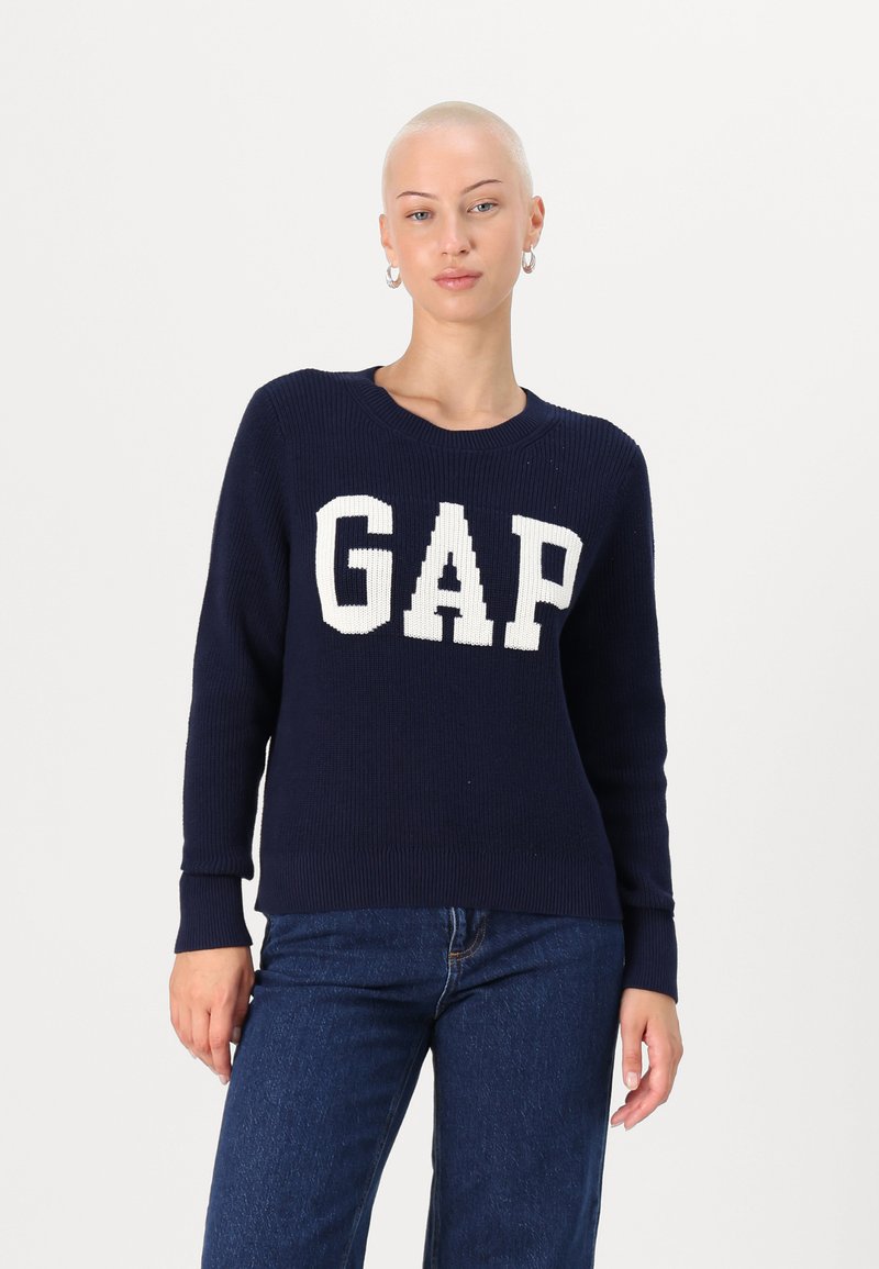 GAP Petite LOGO - Pullover - navy uniform