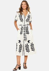 LolaLiza WITH PRINT - Blusenkleid - optical white