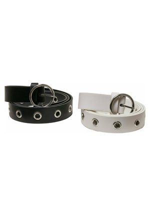 EYELET 2-PACK - Skärp - black white