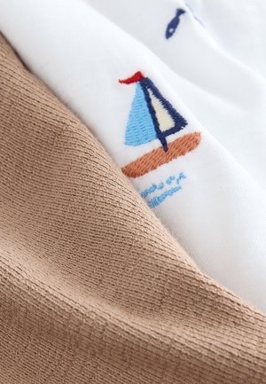 Next REGULAR FIT ALL-OVER-EMBROIDERED SET - Jogginghose - white