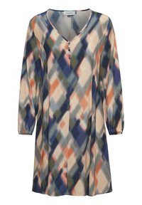 Denim Hunter Day dress - coral