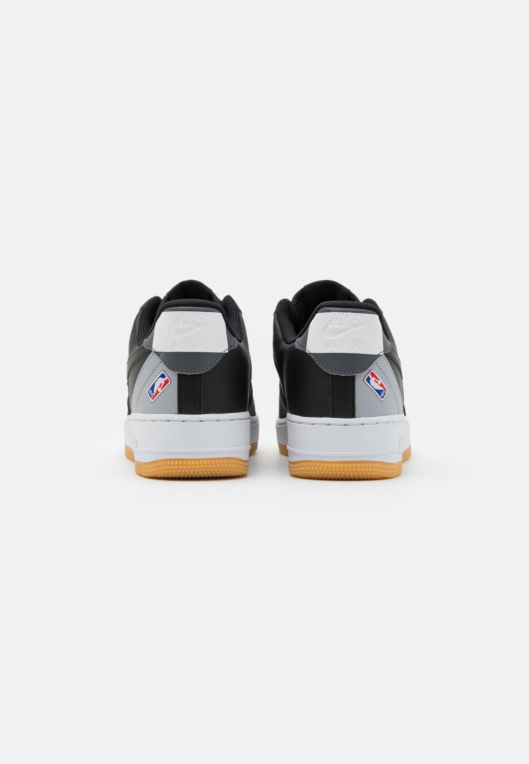 air force 1 trainers white black wolf grey