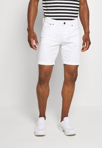 Jack & Jones - JPSTRICK  - Shorts vaqueros - white Imagen en miniatura 1