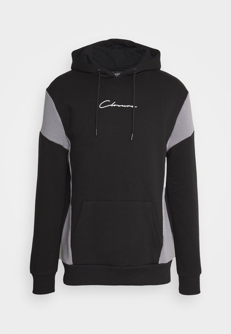 CLOSURE London Felpa con cappuccio - black