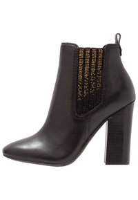 Guess Bottines à talons hauts - black