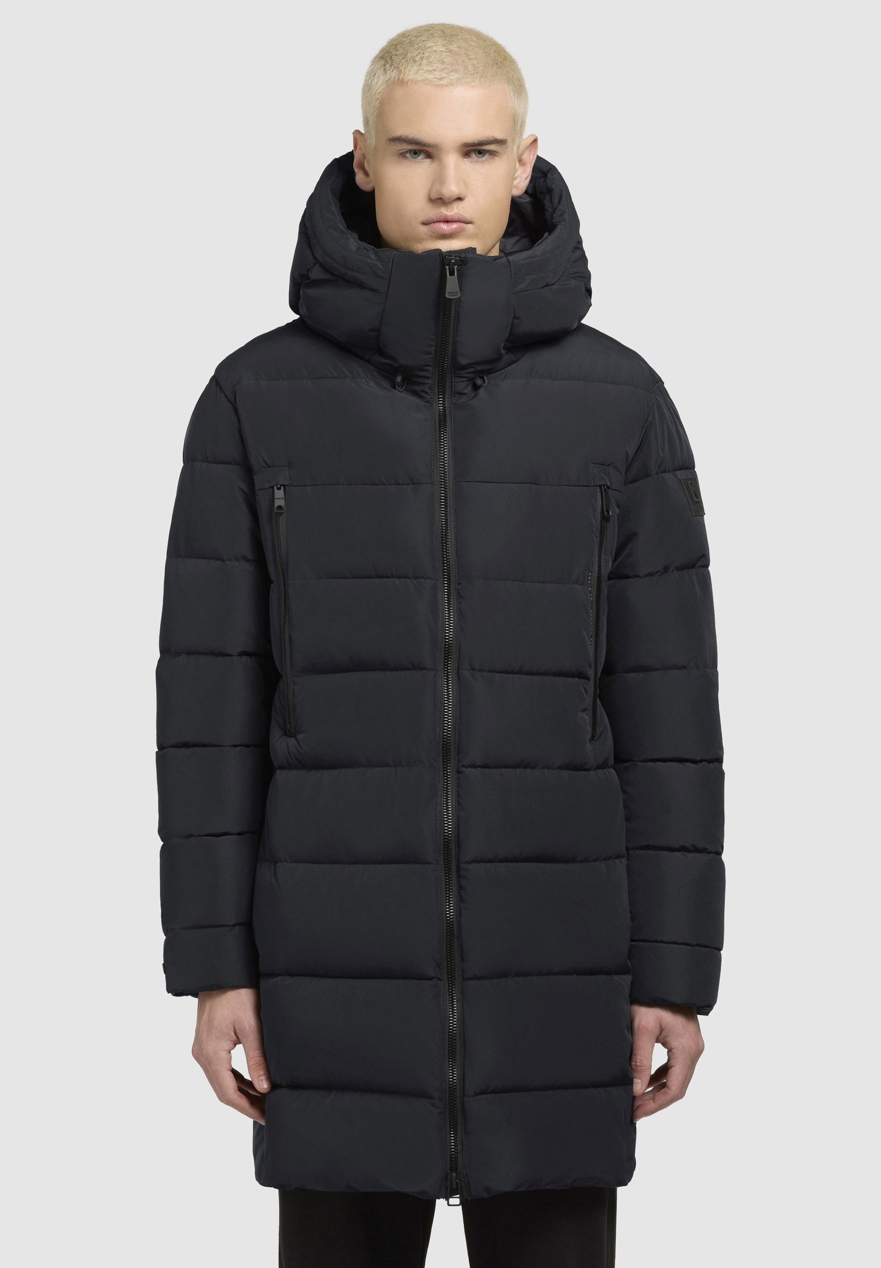 Wintermantel Warmgefüttert Mantel Herren Kariert Khujo UNKER