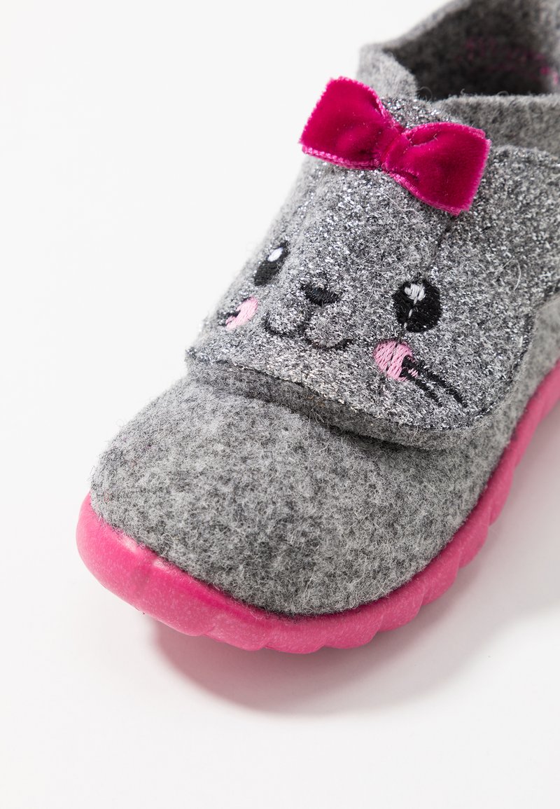 Kinder Sneaker | Superfit HAPPY Hausschuh hellgrau - TG64898 Kinder Sneaker | Superfit HAPPY Hausschuh hellgrau - TG64898