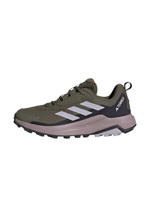 adidas Terrex ANYLANDER - Chaussures de marche - olive strata   silver dawn   amber tint