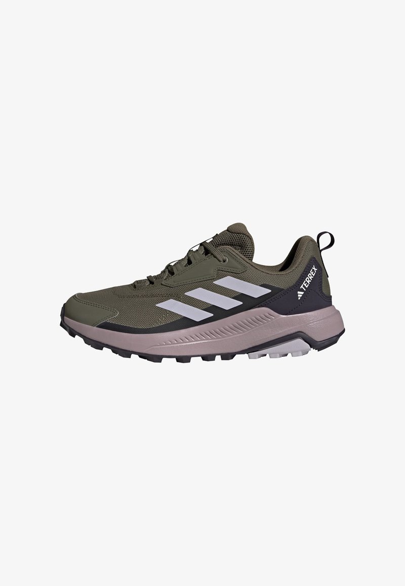 Adidas Terrex ANYLANDER - Laufschuh Trail - olive strata silver dawn amber tint