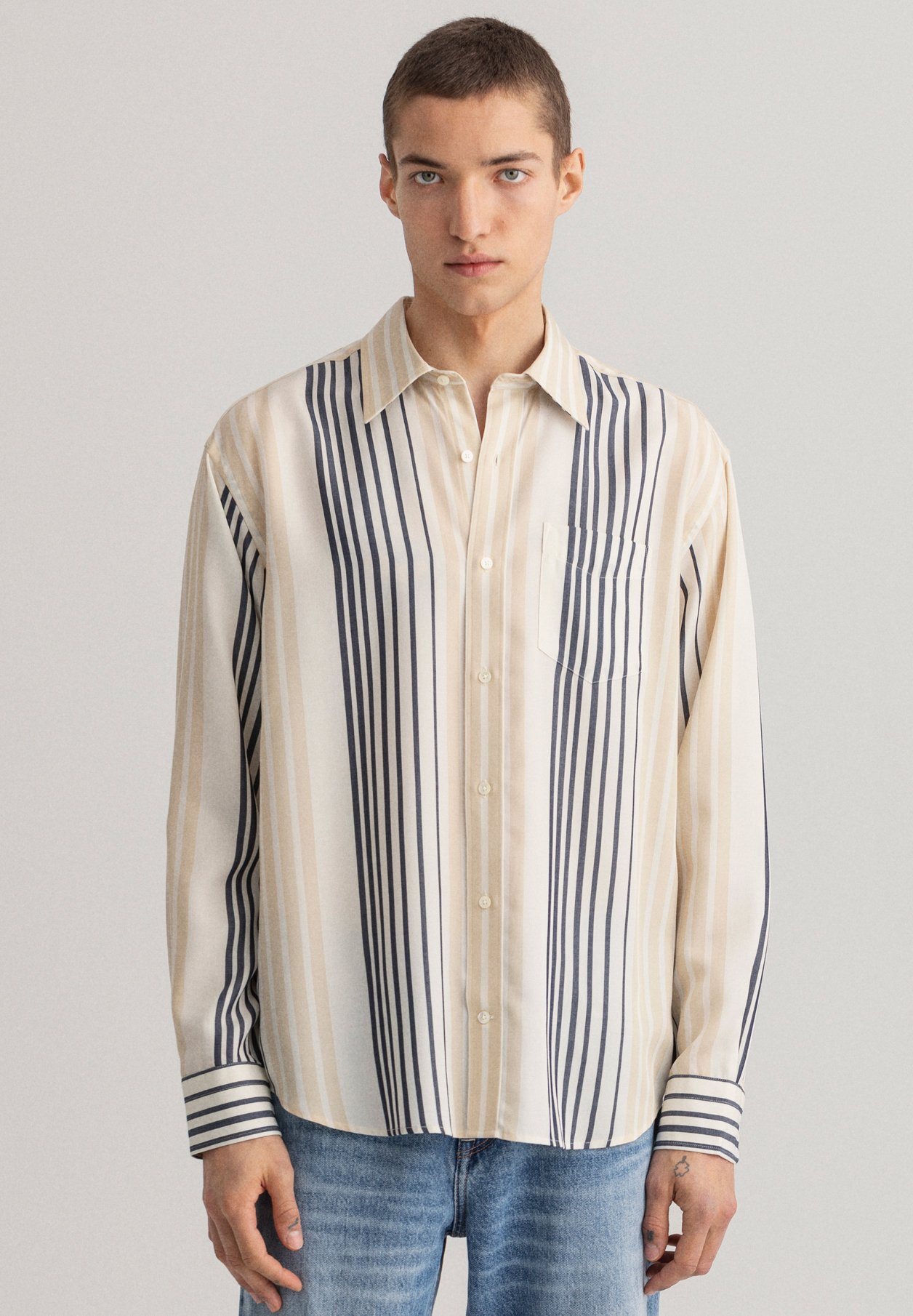GANT RELAXED FIT - Hemd - caulk white 