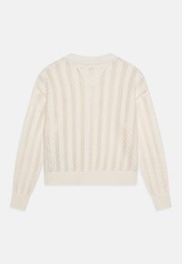 Tommy Hilfiger CABLE - Cardigan - ancient white