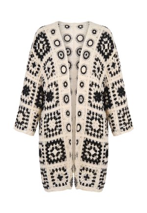 IZIA, IZIA KIMONO - Cardigan - cream black