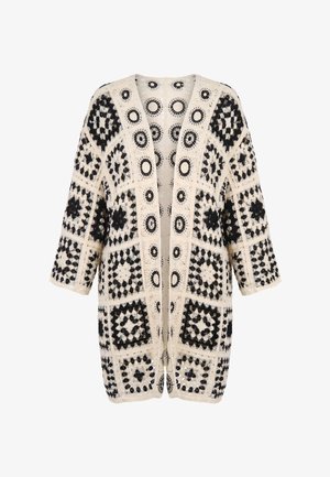IZIA, IZIA KIMONO - Kardigan - cream black
