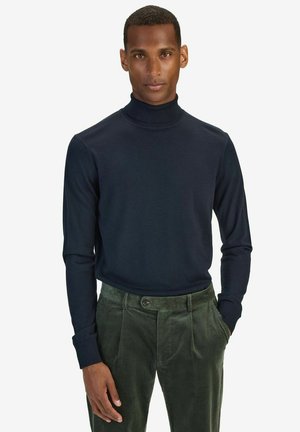 ROLLER NECK ALBION - Striktrøje - navy blue
