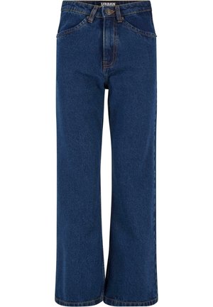 Urban Classics Straight leg jeans - mid indigo washed