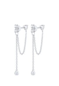 SPARKLING BASIC - MIT KRISTALLEN VON SWAROVSKI® - Cercei - silberfarben