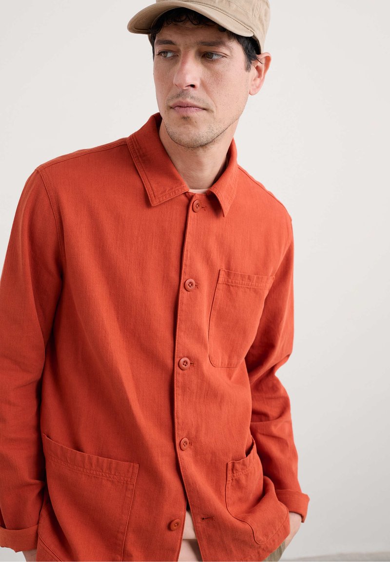 Seasalt Cornwall WELL WRIGHT Summer jacket orange jasper