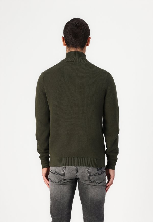 SLHDANE STRUCTURE FULL ZIP - Cardigan - forest night2