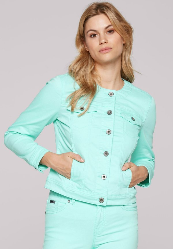 JESSY - Jeansjacke - aqua splash