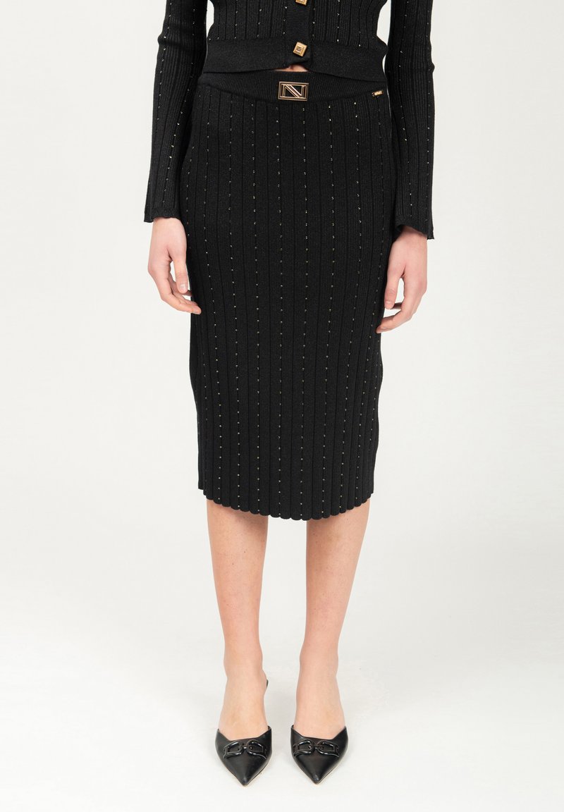 INFLUENCER Jupe crayon - black