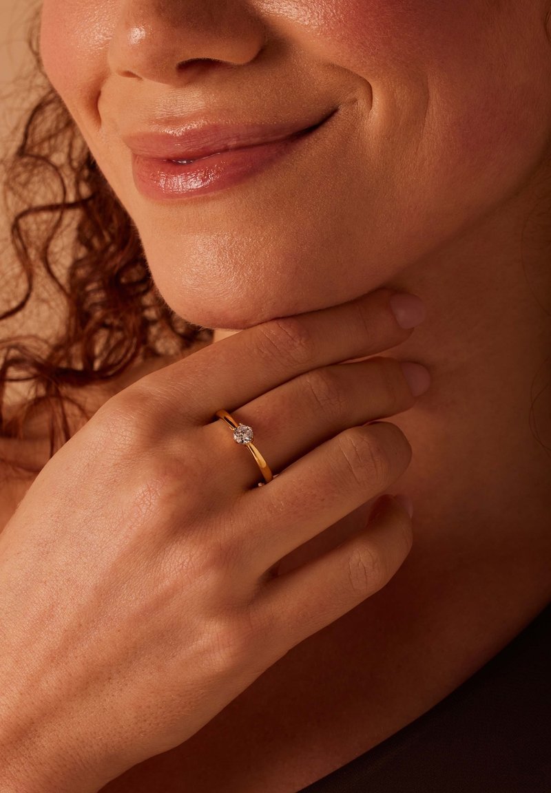 Lucardi Ring - gold-coloured