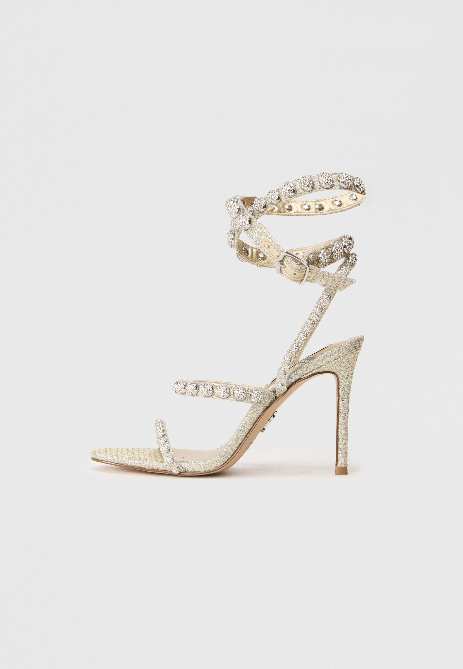 Sandales à Talons Steve Madden - Taille 5 (UK) - Noir Avec Détails Diamantés - Occasion