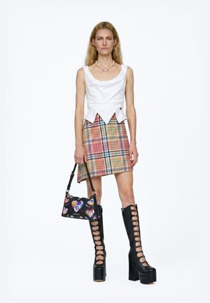 Love Moschino, LOVE SCRIBBLES - Sac à main - black/multi-coloured