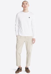 Timberland DUNSTAN RIVER LONG SLEEVE TEE - Longsleeve - white