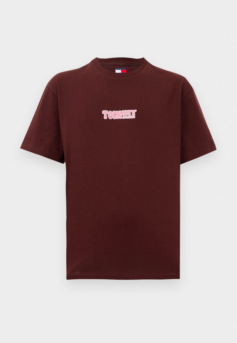 Tommy Jeans T-shirt print bruin