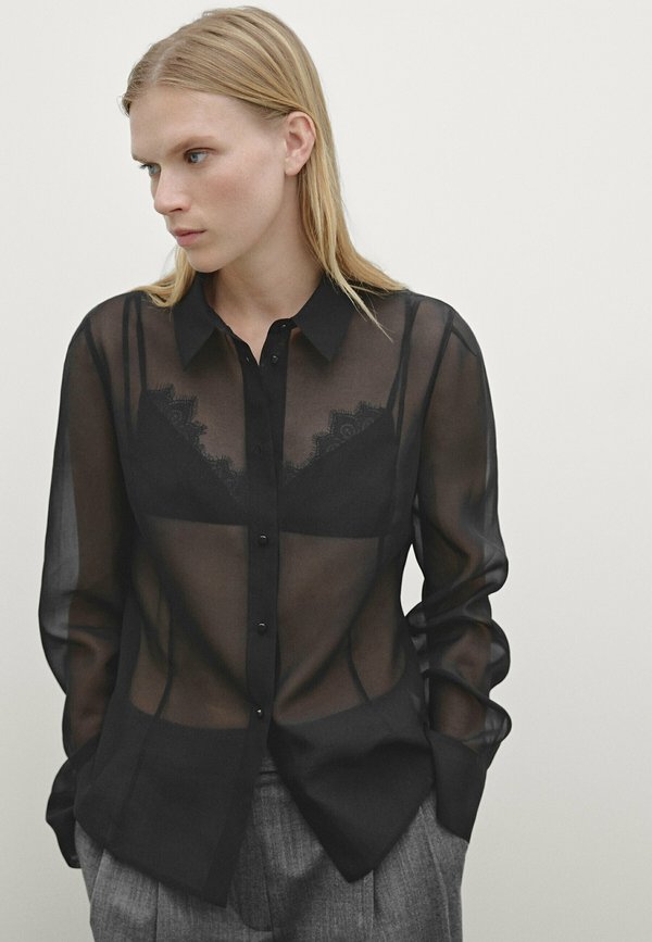 LIGHTWEIGHT MULBERRY - Button-down blouse