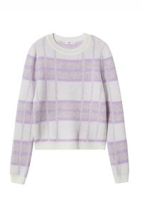 Mango Strickpullover - purple